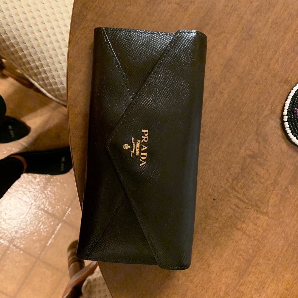 Prada envelope wallet